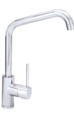  Modea Line Ψηλή Μπαταρία Κουζίνας Πάγκου Ασημί "Π" 