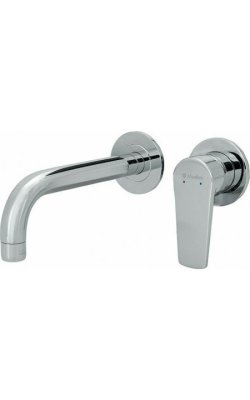 Viospiral Optima Σετ Μίκτης & Στόμιο Εντοιχισμού Νιπτήρα 1 Εξόδου Chrome 