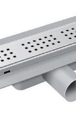 Viospiral 70-09303/1S -Κανάλι Ντουζιέρας με σχέδιο (ΙΝΟΧ) 33 cm