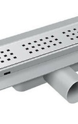 Viospiral 70-09303/S – Ασημί Κανάλι Ντουζιέρας ( ABS & Inox) 33 cm