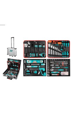  Total THKTHP21476 – Σετ Εργαλείων 147 Τεμαχίων σε Βαλίτσα Αλουμινίου 