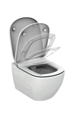  Ideal Standard Tesi – Κρεμαστή Λεκάνη WC με Soft-Close Κάλυμμα diastaseis