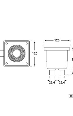  Acqua Source Κουτί Διακλάδωσης Φωτιστικών Πισίνας 100mm