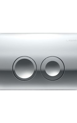 Geberit Delta25 – Πλακέτα Ενεργοποίησης Διπλής Έκπλυσης (Gloss Chrome)  – Πλακέτα Ενεργοποίησης Διπλής Έκπλυσης (Gloss Chrome) 