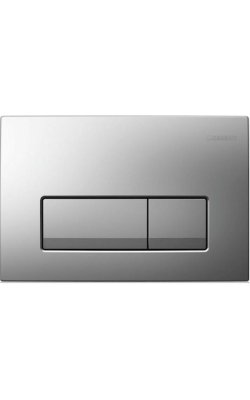 Geberit Πλακέτα για Καζανάκια Διπλής Λειτουργίας Χρωμε ματ 