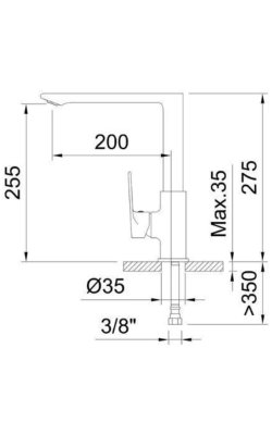 Clever Agora Xtreme 60113GR – Ψηλή Μπαταρία Κουζίνας Πάγκου (EcoNature)