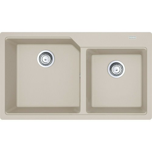  Franke Urban UBG 620-86 – Ένθετος Νεροχύτης Διπλός από Συνθετικό Γρανίτη 86x50cm Coffee 