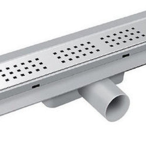 Viospiral 70-09303/1S -Κανάλι Ντουζιέρας με σχέδιο (ΙΝΟΧ) 33 cm