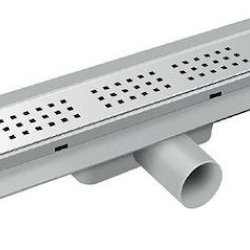 Viospiral 70-09303/S – Ασημί Κανάλι Ντουζιέρας ( ABS & Inox) 33 cm