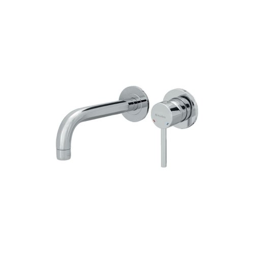  Modea Etna Σετ Μίκτης & Στόμιο Εντοιχισμού Νιπτήρα 1 Εξόδου Ασημί