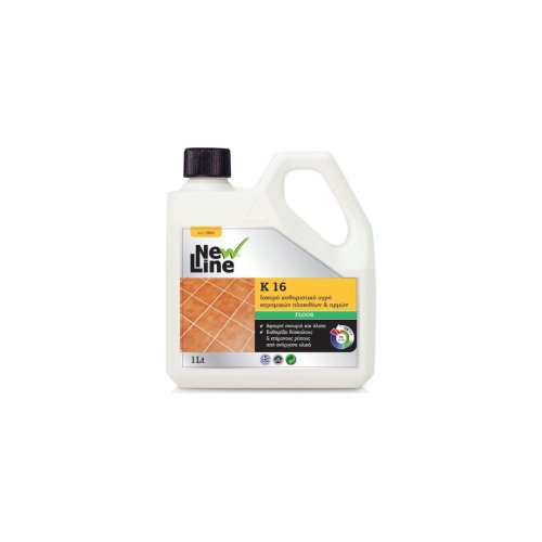 New Line K-16 – Ισχυρό Καθαριστικό Υγρό Πλακιδίων & Αρμών (1 L) 