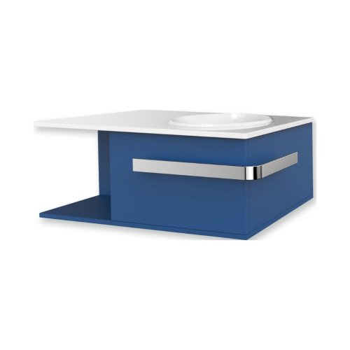Gloria Huida-Up Πάγκος με Νιπτήρα Μπλε – Διαστάσεις: 70.2 × 45 × 30 cm 