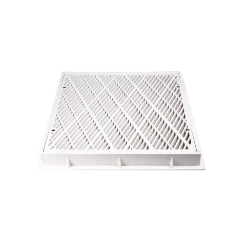 Acqua Source Σχάρα Πυθμένα Πισίνας ΒΤ ABS 9'' x 9'' – Λευκή 