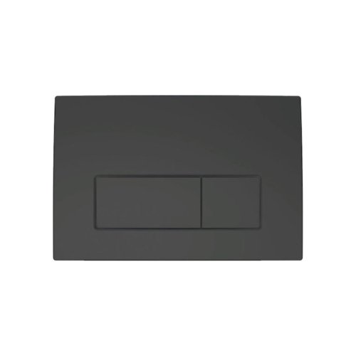 Geberit Delta 50 Πλακέτα για Καζανάκια Διπλής Λειτουργίας Μαύρη Ματ διαστασεις