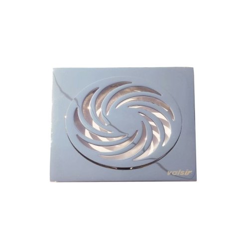 Valsir Σχάρα Δαπέδου 12x12 cm Ορειχάλκινη Χρωμέ