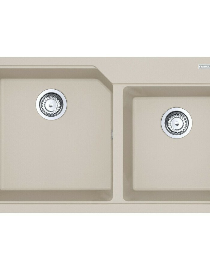  Franke Urban UBG 620-86 – Ένθετος Νεροχύτης Διπλός από Συνθετικό Γρανίτη 86x50cm Coffee 