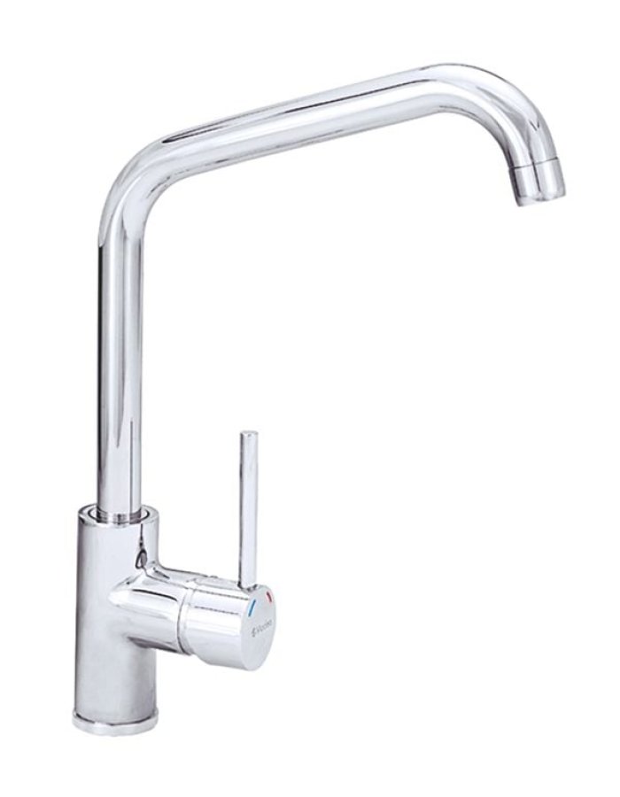  Modea Line Ψηλή Μπαταρία Κουζίνας Πάγκου Ασημί "Π" 