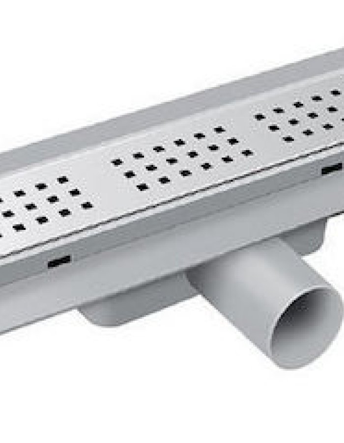 Viospiral 70-09303/1S -Κανάλι Ντουζιέρας με σχέδιο (ΙΝΟΧ) 33 cm