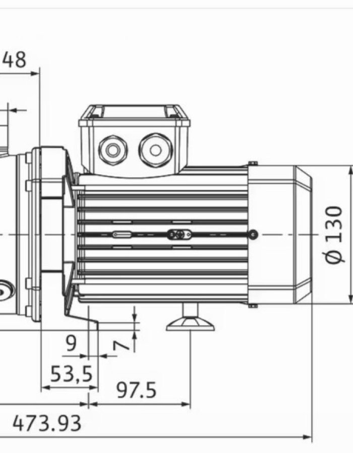 Wilo Medana CH1-L 207-1 – Πολυβάθμια Αντλία Επιφανείας Inox 1hp 