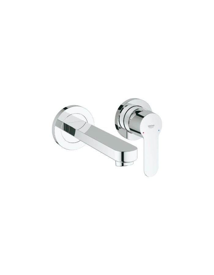 Grohe BauEdge – Μπαταρία Νιπτήρος Επιτοίχια 2 Οπών Χρωμέ