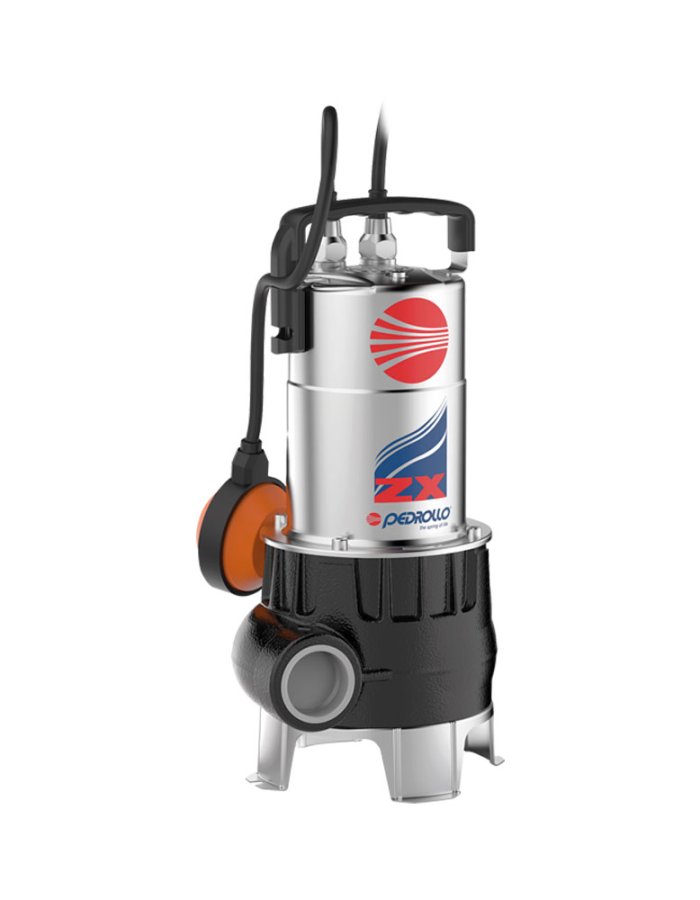  Pedrollo ZXm 1A/40 – Υποβρύχια Αντλία Ακαθάρτων & Λυμάτων Vortex 0.85HP Μονοφασική με Φλοτέρ