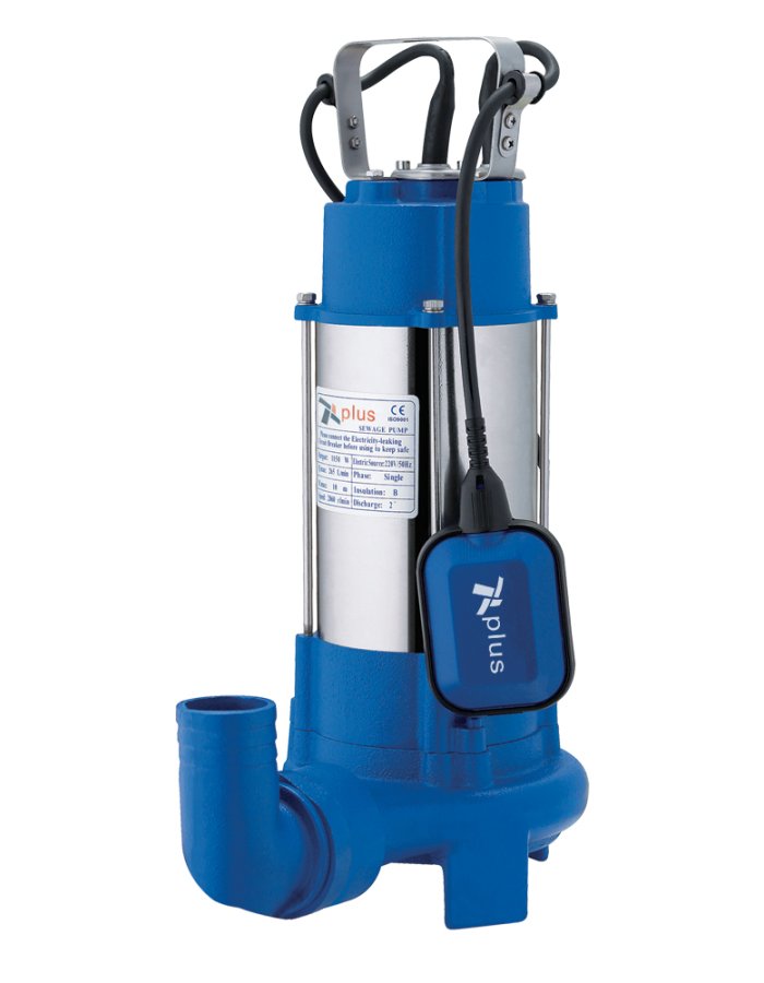 Plus CUT 21 – Υποβρύχια Αντλία Λυμάτων με Κοπτήρα 2.1HP Μονοφασική με Φλοτέρ (230V)