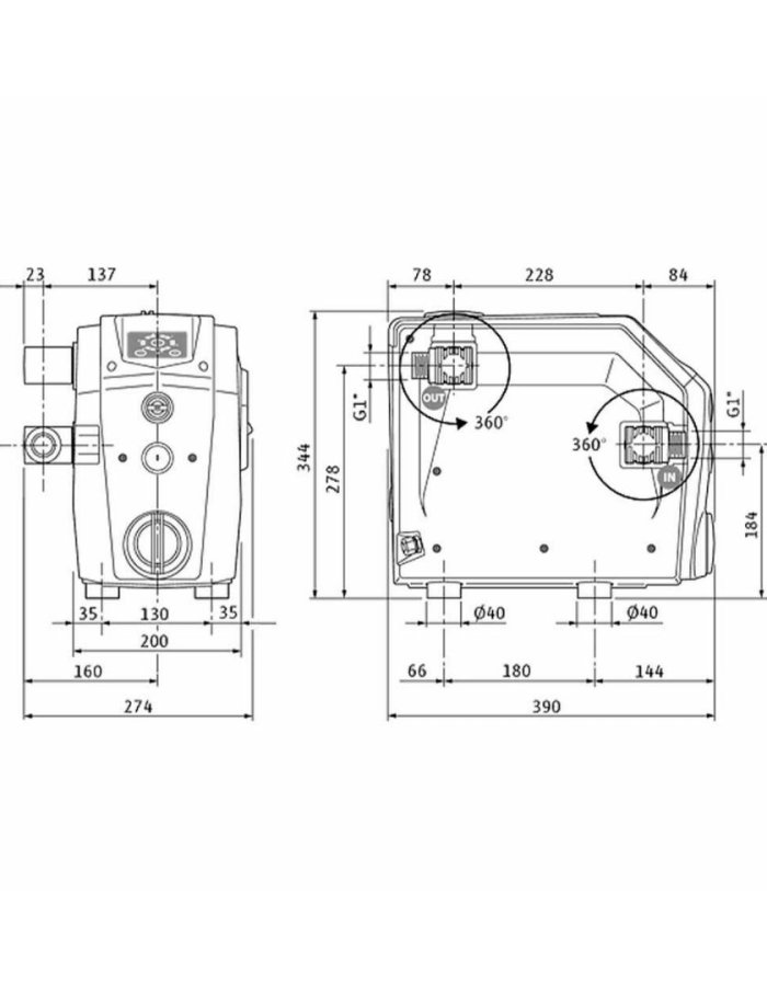  Wilo ISAR BOOST5-E-3-2G (0,75 kW / 1HP) 