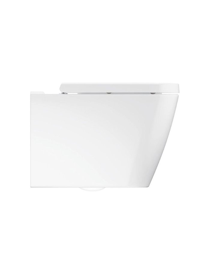 GROHE BAUEDGE Ceramic – Κρεμαστή Λεκάνη Rimless με Κάλυμμα Soft Close  Διαστάσεις: 54,3 × 35 cm 