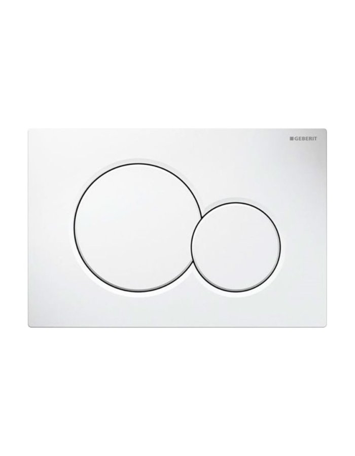 Geberit Sigma01 – Πλακέτα Ενεργοποίησης Διπλής Έκπλυσης (Alpine White)