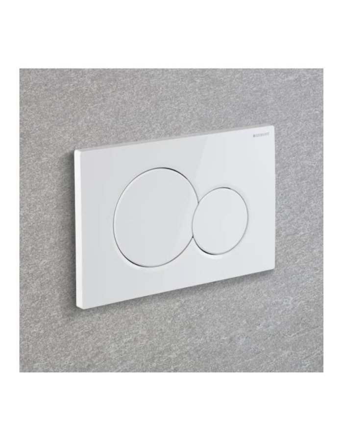 Geberit Sigma01 – Πλακέτα Ενεργοποίησης Διπλής Έκπλυσης (Alpine White)