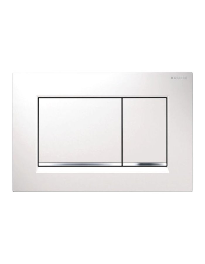 Geberit Sigma30 – Πλακέτα Ενεργοποίησης (Λευκή / Χρωμέ) 