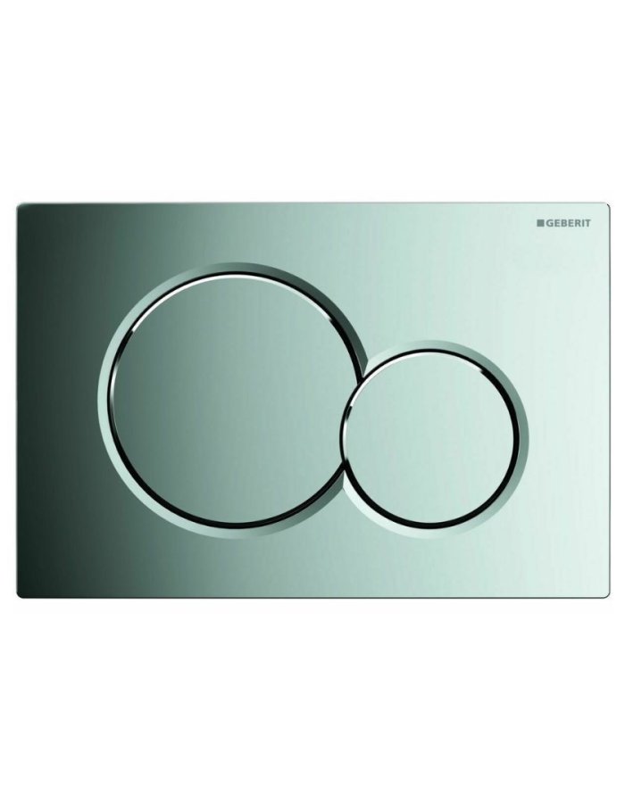 Geberit Sigma01 - Πλακέτα Ενεργοποίησης Διπλής Έκπλυσης (Gloss Chrome)