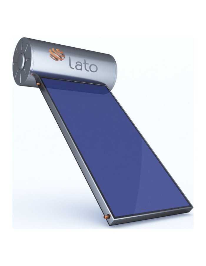  Lato Ηλιακός Θερμοσίφωνας 150L Glass Διπλής Ενέργειας με 2,5 τ.μ. Συλλέκτη