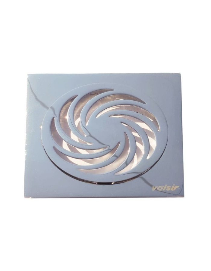 Valsir Σχάρα Δαπέδου 12x12 cm Ορειχάλκινη Χρωμέ