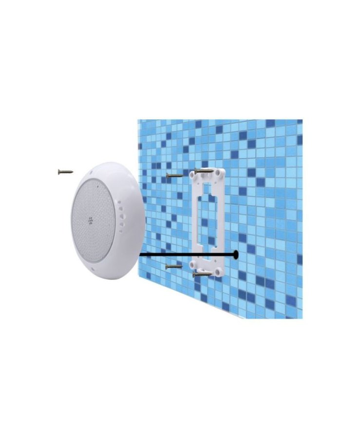 Acqua Source Φωτιστικό Πισίνας LED FLAT Ø24cm – 25W Ψυχρό Λευκό 6400K (351 LEDs) 