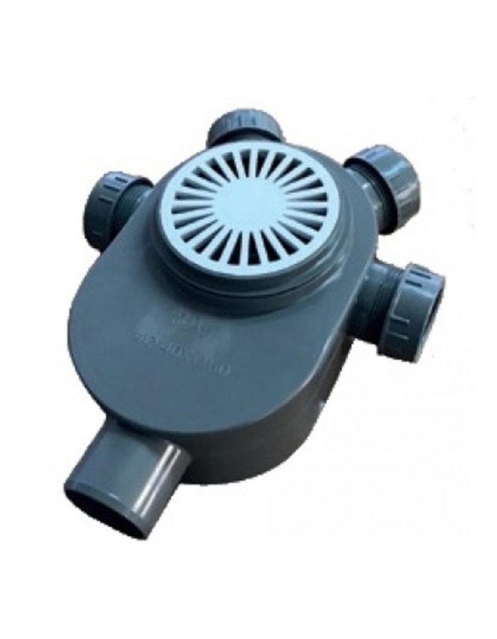 Σιφώνι Δαπέδου Special Φ50 Δρίβα Πλαστ – 4 Είσοδοι Φ40mm 